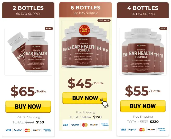 ear health formula price